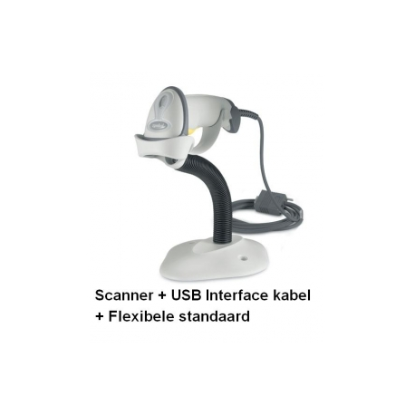 Symbol LS2208 - Barcode scanner - handheld - 100 scan  /  sec - USB - 1