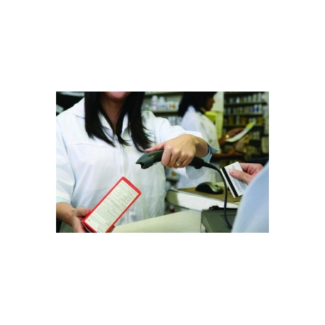 Honeywell Voyager 1200g - Barcode scanner - handheld - linear imager - 100 line  /  sec - decoded - USB - 4