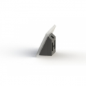 SpacePole Essentials - Bracket - for LCD display - black - wall-mountable