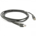 Zebra - Data cable - USB (M) - 2.8 m - for Zebra DS4208, DS4208-HC, DS4208-HD, DS9208 Omnidirectional Hands-Free Presentation Imager