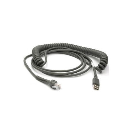 Datalogic - USB cable - USB (M) - 5 m - coiled - 3