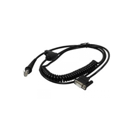 Honeywell - Serial / power cable - DB-9 - 2.7 m - coiled - black - for Honeywell IS3480 QuantumE, MS1690 Focus, MS3780 Fusion - 0