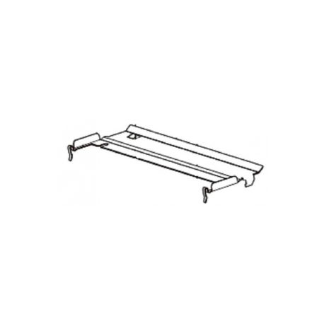 Zebra - Upper media guide plate (snap plate) - 0