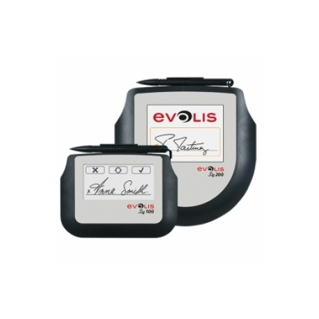 Evolis Signature 100 - Signature terminal w /  LCD display - 4.7 x 9.5 cm - wired - USB - 0