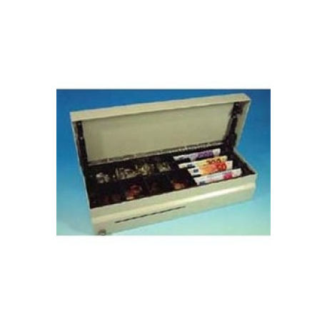 APG CASHPLUS FLIP LID 490 WHITE (490X109X172MM 4 NOTE 8 COIN) - 0