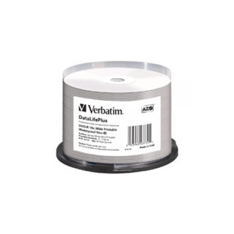 Verbatim DataLifePlus - 50 x DVD-R - 4.7 GB 16x - ink jet printable surface, wide printable surface - spindle - 0