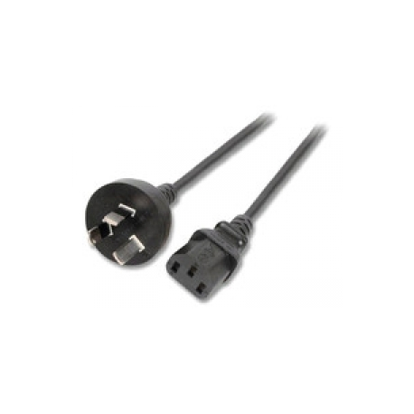 EFB-Elektronik - Power cable - IEC 60320 C13 to power Australian 3-pin (M) - 1.8 m - black - 0