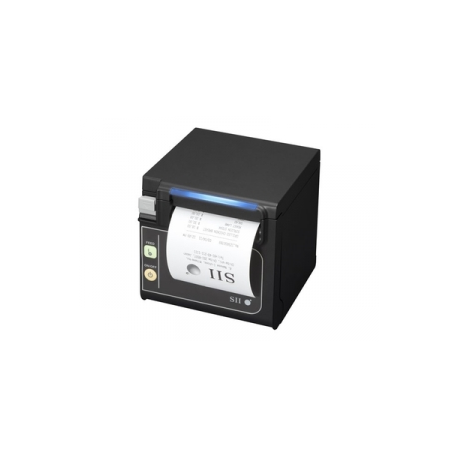 Seiko Instruments RP-E11 - Receipt printer - thermal line - Roll (8 cm) - 203 dpi - up to 350 mm / sec - serial - cutter - black - 2