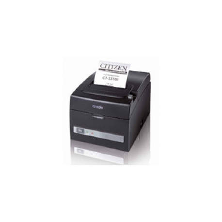 Citizen CT-S310II - Receipt printer - two-colour (monochrome) - thermal line - Roll (8 cm), Roll (5.8 cm) - 203 dpi - up to 160 mm / sec - USB, LAN - cutter - black - 0