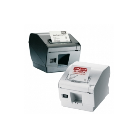 Star TSP 743II - Receipt printer - two-colour (monochrome) - direct thermal - Roll (8.25 cm) - 203 x 406 dpi - up to 250 mm / sec - no interface - cutter - Star white - 0