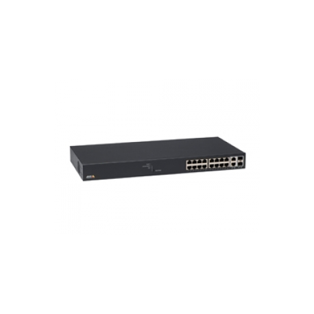 Axis T8516 - Switch - Managed - 16 x 10 / 100 / 1000 (PoE+) + 2 x 10 / 100 / 1000 / SFP - desktop, rack-mountable - PoE+ (240 W) - for AXIS M3067-P, M3068-P, P1455-LE, P1455-LE-3 License Plate Verifier Kit - 0