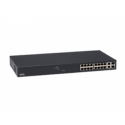 Axis T8516 - Switch - Managed - 16 x 10 / 100 / 1000 (PoE+) + 2 x 10 / 100 / 1000 / SFP - desktop, rack-mountable - PoE+ (240 W) - for AXIS M3067-P, M3068-P, P1455-LE, P1455-LE-3 License Plate Verifier Kit