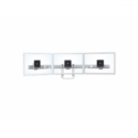 Ergotron HX - Mounting component (handle, 3 pivots, triple hinged bow) - for 3 LCD displays - white - screen size: up to 24" - arm mountable