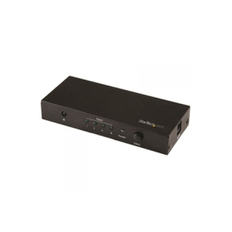 StarTech.com HDMI 2.0 Switch - 4 Port - 4K 60Hz - HDMI Automatic Video Switch Box - Multi Port Hub w / 1 In 4 Out Functionality (VS421HD20) - Video / audio switch - 4 x HDMI - desktop - for P / N: SVA5H2NEUA - 0