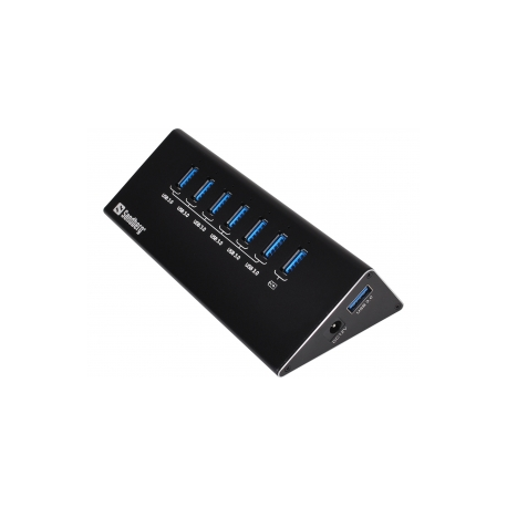 Sandberg USB 3.0 Hub 7 ports - Hub - 7 x SuperSpeed USB 3.0 - desktop - 0