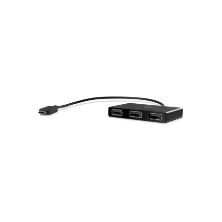 HP USB-C to USB-A - Hub - 3 x SuperSpeed USB 3.0 - desktop - for ZBook 15u G3, 15u G4, 15u G5, 15u G6, 15v G5, 17 G3, 17 G4, 17 G5, 17 G6, Create G7 - 0