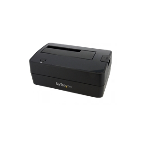 StarTech.com SuperSpeed USB 3.0 to SATA Hard Drive Docking station for 2.5 / 3.5 HDD - HDD Docking station - SATA Dock - HDD docking station - bays: 1 - 2.5", 3.5" - SATA 3Gb / s - USB 3.0 - black - for P / N: PEXUSB3S24, PEXUSB3S44V, SVA12M2NEUA, SVA12M5NA, USBDUP15, USBDUPE115, USBDUPE17 - 0