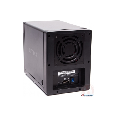 RaidSonic ICY BOX IB-3640SU3 - Hard drive array - 4 bays (SATA-600) - HDD x 0 - SATA 3Gb/s, USB 3.0 (external) - 3