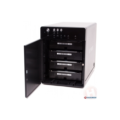 RaidSonic ICY BOX IB-3640SU3 - Hard drive array - 4 bays (SATA-600) - HDD x 0 - SATA 3Gb/s, USB 3.0 (external) - 6