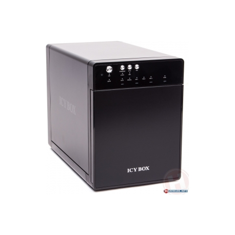 RaidSonic ICY BOX IB-3640SU3 - Hard drive array - 4 bays (SATA-600) - HDD x 0 - SATA 3Gb/s, USB 3.0 (external) - 8