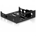 DeLOCK Installation frame 3½“ > 5¼“ - Storage bay adapter - 5.25" to 3.5" - black