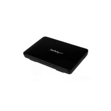 StarTech.com 2.5in USB 3.0 External SATA III SSD Hard Drive Enclosure with UASP - Portable External USB HDD with Tool-less Installation (S2510BPU33) - Storage enclosure - 2.5" - SATA 6Gb / s - USB 3.0 - black - for P / N: HB30AM4AB, USB3VDOCKD, USBDUP15, USBDUPE115, USBDUPE17 - 0