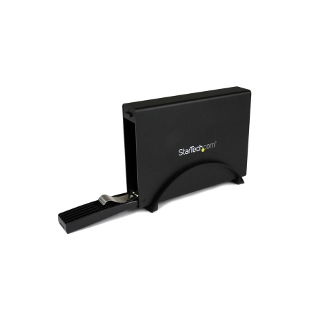 StarTech.com 3.5in Black Aluminum USB 3.0 External SATA III SSD  /  HDD Enclosure with UASP for SATA 6Gbps - 3.5" SATA Hard Drive Enclosure (S3510BMU33) - Storage enclosure - 3.5" - SATA 6Gb / s - USB 3.0 - black - for P / N: SVA12M2NEUA, SVA12M5NA, USBDUP15, USBDUPE115, USBDUPE17 - 1