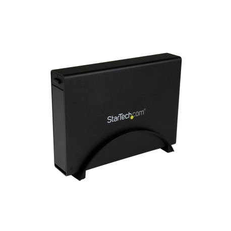 StarTech.com 3.5in Black Aluminum USB 3.0 External SATA III SSD  /  HDD Enclosure with UASP for SATA 6Gbps - 3.5" SATA Hard Drive Enclosure (S3510BMU33) - Storage enclosure - 3.5" - SATA 6Gb / s - USB 3.0 - black - for P / N: SVA12M2NEUA, SVA12M5NA, USBDUP15, USBDUPE115, USBDUPE17 - 4