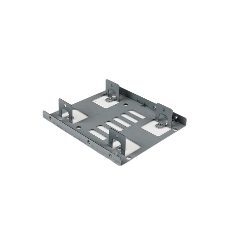 StarTech.com 2.5" to 3.5" SATA Hard Drive Mounting Bracket Kit - Dual SATA SSDs / HDDs Mounting Bracket for Mounting Bay (BRACKET25X2) - Storage bay adapter - 3.5" to 2.5" - steel - for P / N: 25S22M2NGFFR, S322M225R, SAT2M2NGFF25, SAT32M225, SAT32MSAT257, ST521PMINT - 3