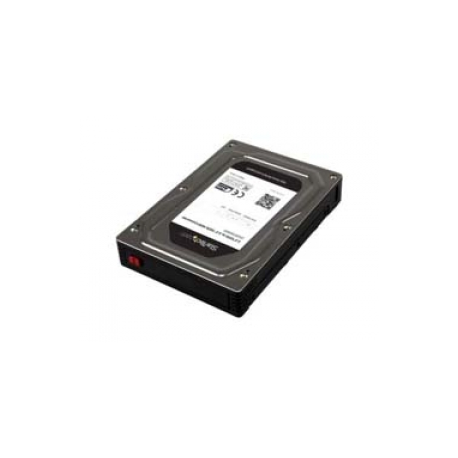 StarTech.com 2.5" to 3.5" SATA HDD / SSD Adapter Enclosure - External Hard Drive Converter with HDD / SSD Height up to 12.5mm (25SAT35HDD) - Storage enclosure - 2.5" - SATA 6Gb / s - SATA 6Gb / s - for P / N: S352BU33HR - 0