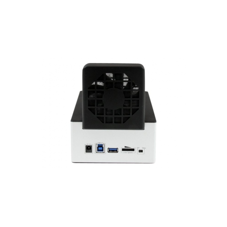 StarTech.com USB 3.0 Dual Hard Drive Docking Station with UASP for 2.5 / 3.5in HDD / SSD - USB 3.5" SATA HDD / SSD Dock - SATA 6 Gbps - Storage controller - 2.5", 3.5" - SATA 6Gb / s - USB 3.0 - black - for P / N: SVA12M5NA - 0