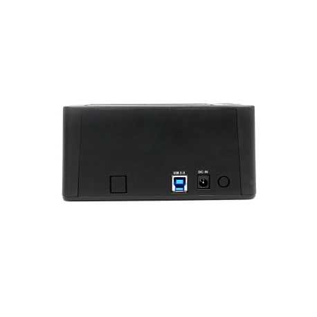 StarTech.com USB 3.0 Dual Hard Drive Docking Station with UASP for 2.5 / 3.5in HDD / SSD - USB 3.5" SATA HDD / SSD Dock - SATA 6 Gbps - Storage controller - 2.5", 3.5" - SATA 6Gb / s - USB 3.0 - black - for P / N: SVA12M5NA - 1