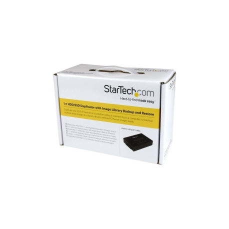 StarTech.com Standalone 2.5  /  3.5" SATA Hard Drive Duplicator w /  Multi HDD  /  SSD Image Backup Library - Hard Drive Duplicator - 6 GBpm (SATDUP11IMG) - Hard drive duplicator - 2 bays (SATA-600) - for P / N: SVA12M5NA - 5