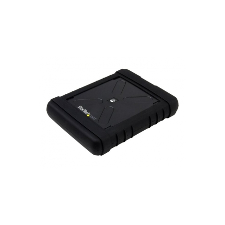 StarTech.com USB 3.0 to 2.5" SATA SSD / HDD Enclosure - UASP Enhanced External Hard Drive Enclosure - MIL-STD-810G Rated Case (S251BRU33) - Storage enclosure - 2.5" - SATA 6Gb / s - SATA 6Gb / s, USB 3.0 - black - for P / N: HB30C1A1CPD, HB30C3AGEPD, HB30C3APDW, HB30C4AB, HB30C4ABW, HB30C4AFPD, HB30C4AFS - 1