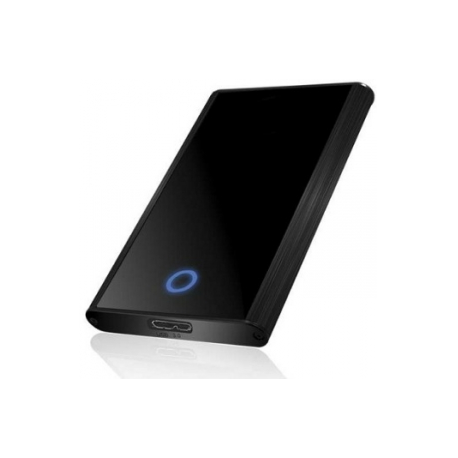 Raidsonic EXTHDDCASE1XSATA2.5INTO1XUSB3. (Externes Gehaeuse, f/ 2.5 SATA HDD/SSD, USB 3.0, Aluminium/Kunststoff, Schwarz) - 0