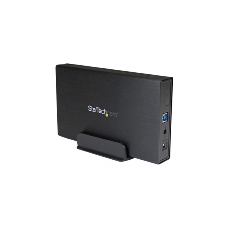 StarTech.com USB 3.1 Gen 2 External Hard Drive Enclosure for 3.5" SATA Drives - Fan-less UASP Enhanced Single Drive Enclosure (S351BU313) - Storage enclosure - 3.5" - SATA 6Gb / s - USB 3.1 (Gen 2) - black - for P / N: BNDTBUSB3142, PEXUS313AC2V, PEXUSB311A1E, PEXUSB312A2, PEXUSB314A2V, PEXUSB314A2V2 - 0
