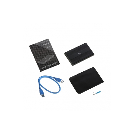 i-Tec MySafe AluBasic Advance - Storage enclosure - 2.5" - SATA 6Gb / s - USB 3.0 - 6